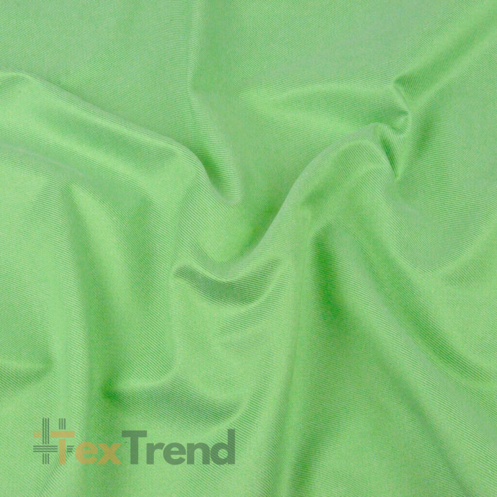 Bekleidungsstoff Baumwolle mit Nylon - pistazie  