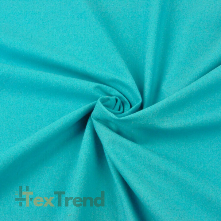 Bekleidungsstoff Baumwolle mit Lycra - türkis  