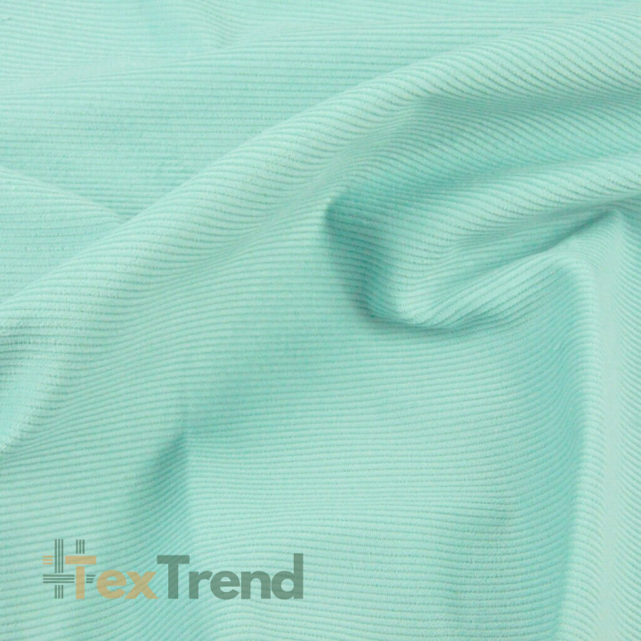 Bekleidungsstoff Cord mint  