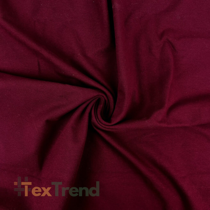 Sweatstoff Loop - einfarbig dunkles Kirschrot - 280g  