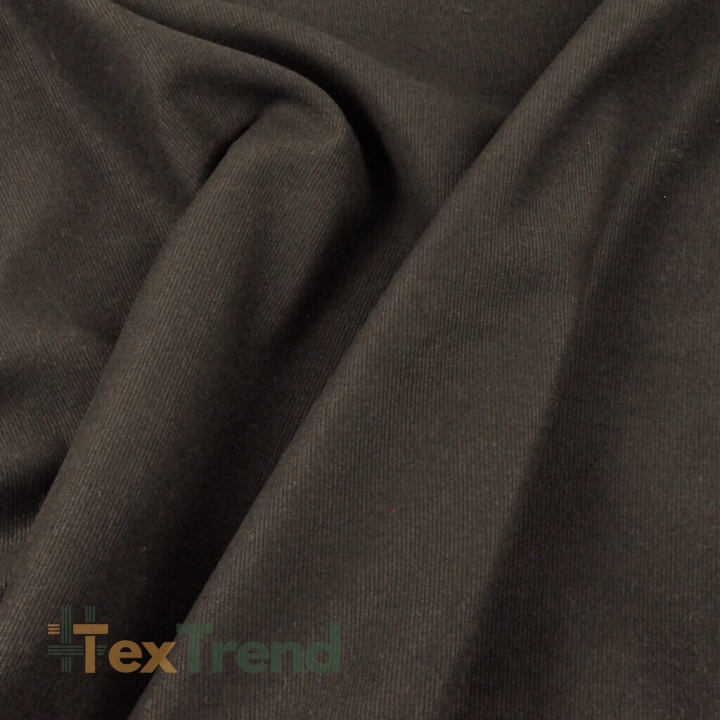 Bekleidungsstoff Rips dunkelbraun  