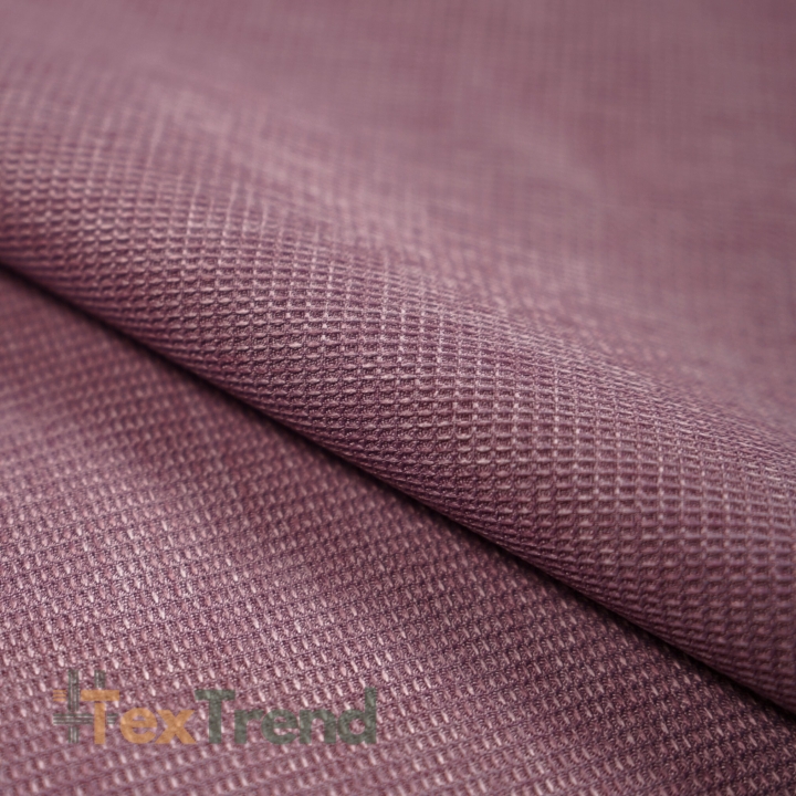 Wasserabweisender Waffelstoff - pastellpflaume  
