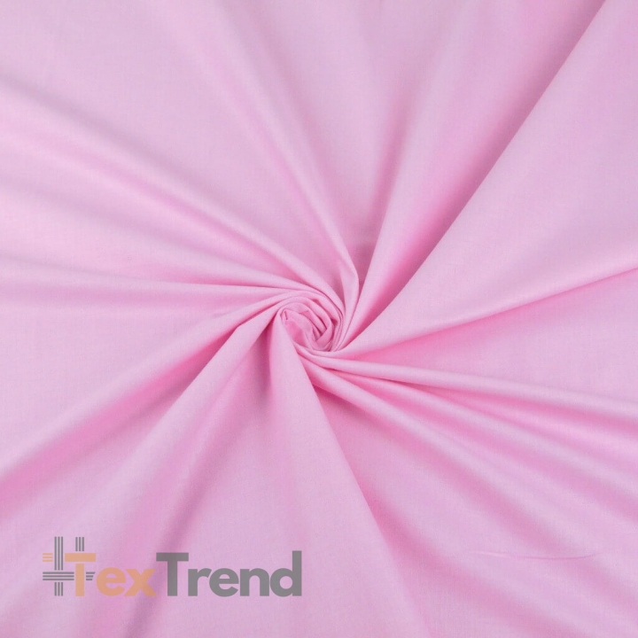 Baumwolle 100% einfarbig rosa - 17  