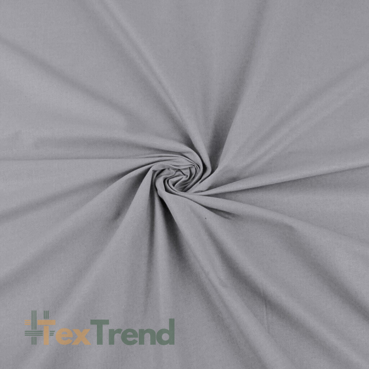 Baumwolle 100% einfarbig stahlgrau - 31  