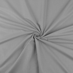 Baumwolle 100% einfarbig grau - 40  