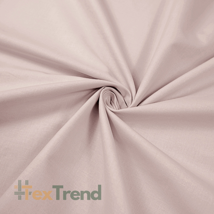 100% Baumwolle einfarbig schmutzig-rosa - 1034  