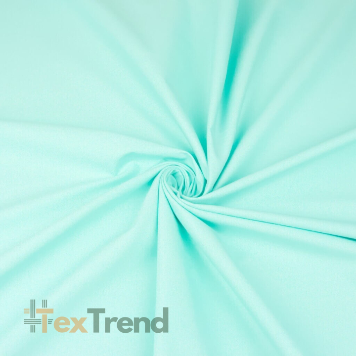100% Baumwolle einfarbig mint - 19  