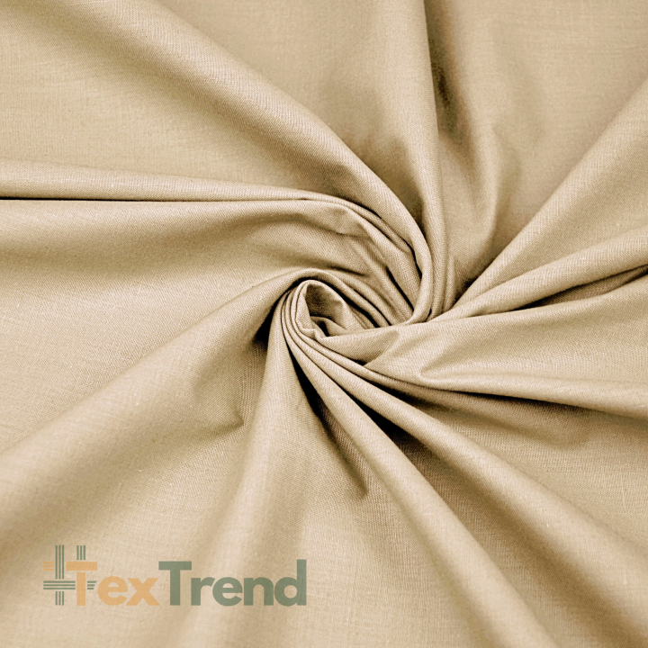 Baumwolle 100% einfarbig Kakao - 220cm  