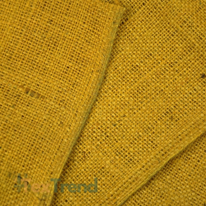 Rohes Jutegewebe 100% - senfgelb  