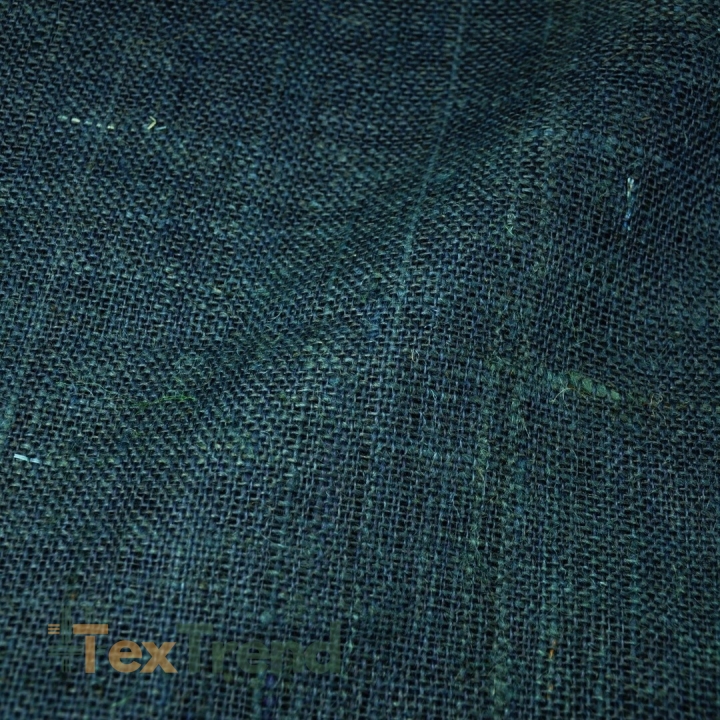 Rohes Jutegewebe 100% - dunkelblau  