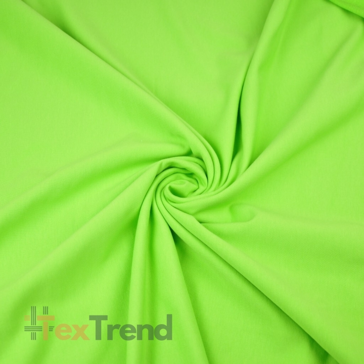 Sweatstoff Loop - einfarbig grün-apfel - 280g  