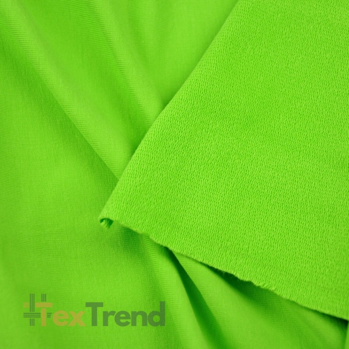 Sweatstoff Loop - einfarbig grün-apfel - 280g  