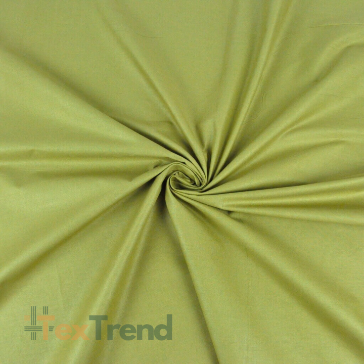 Baumwolle 100% einfarbig khaki - 80  