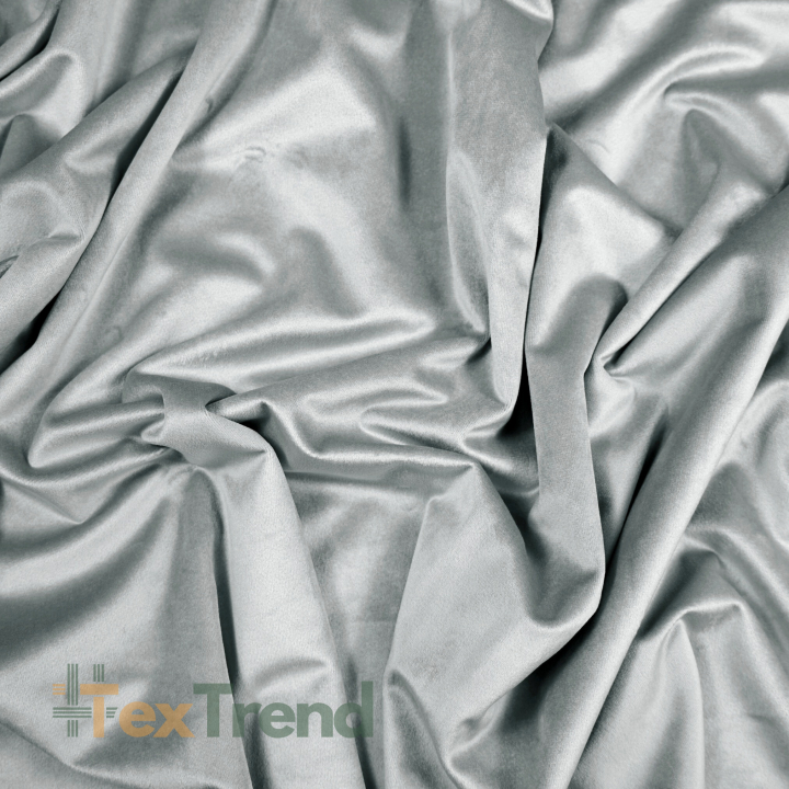 Vorhangsamet 220g - alabastergrau  