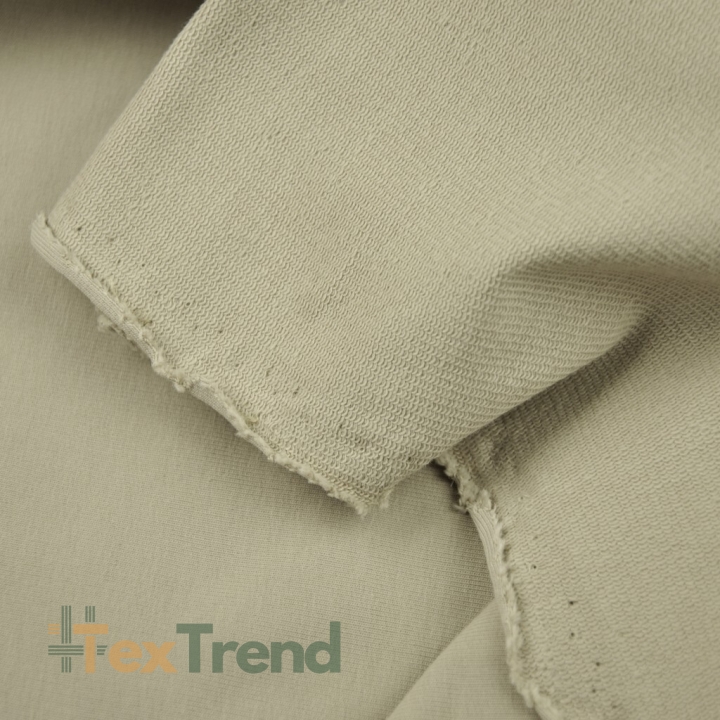 Sweatstoff Loop - einfarbig beige - 280g  