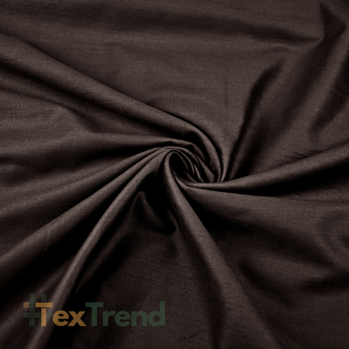 Satyna bawełniana Premium kawowy (Coffee) - 220 cm