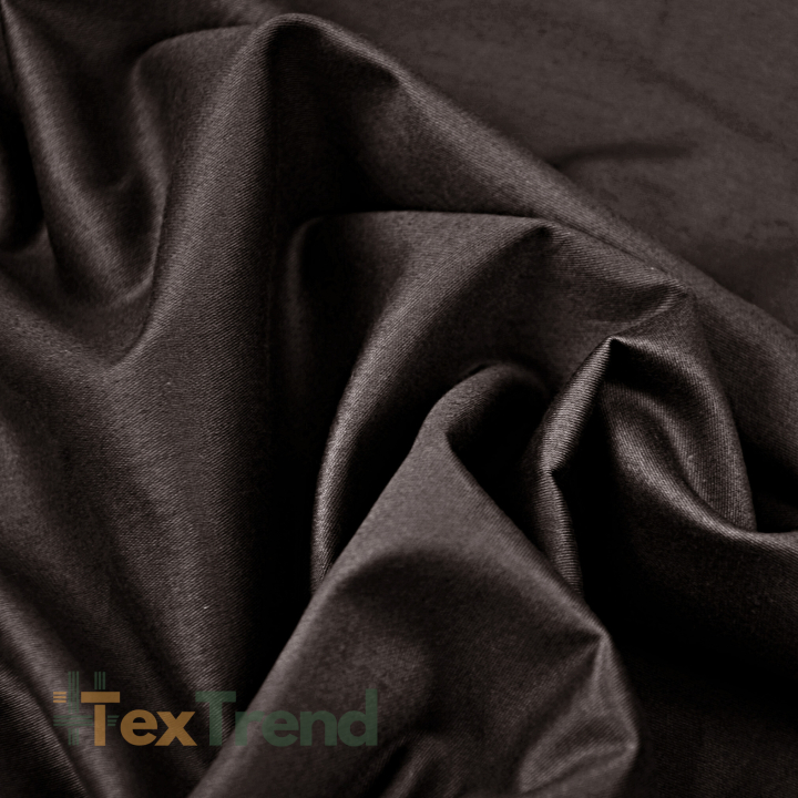 Satyna bawełniana Premium kawowy (Coffee) - 220 cm