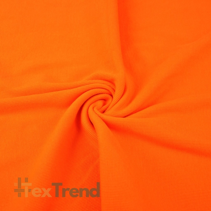 Rippstrickstoff (Bündchen) - orange  