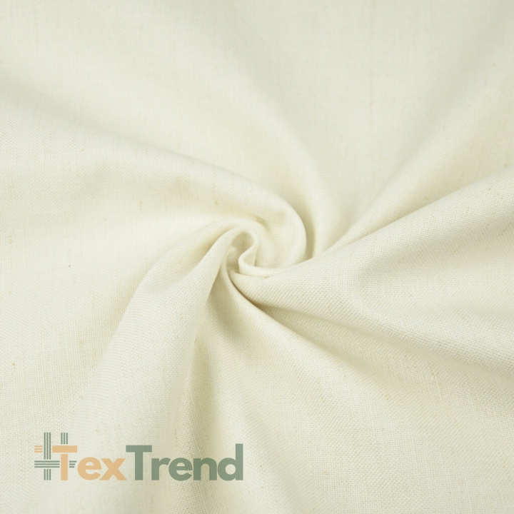 Leinen mit Baumwolle Tischdecke - 240g - 145cm - natur  