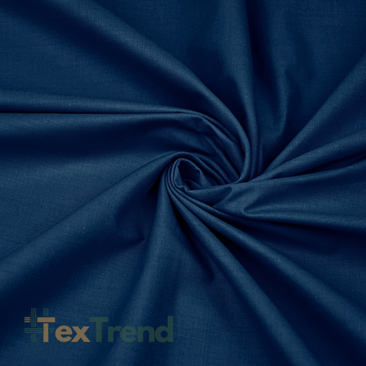 Baumwolle 100% einfarbig navy (KR)  