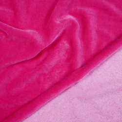 Welur bawełniany - malinowy