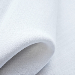 Leinen Vorhang - 370g - 150cm - weiß  