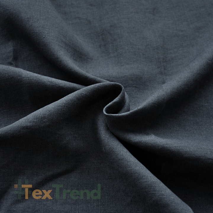 Leinen Vorhang - 285g - 140cm - graphit  