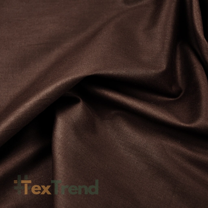 Baumwolle Satin Premium - braun  