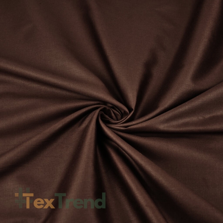 Baumwolle Satin Premium - braun  