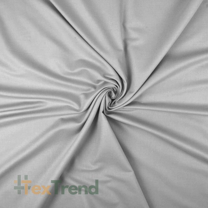 Premium Baumwollsatin - grau  