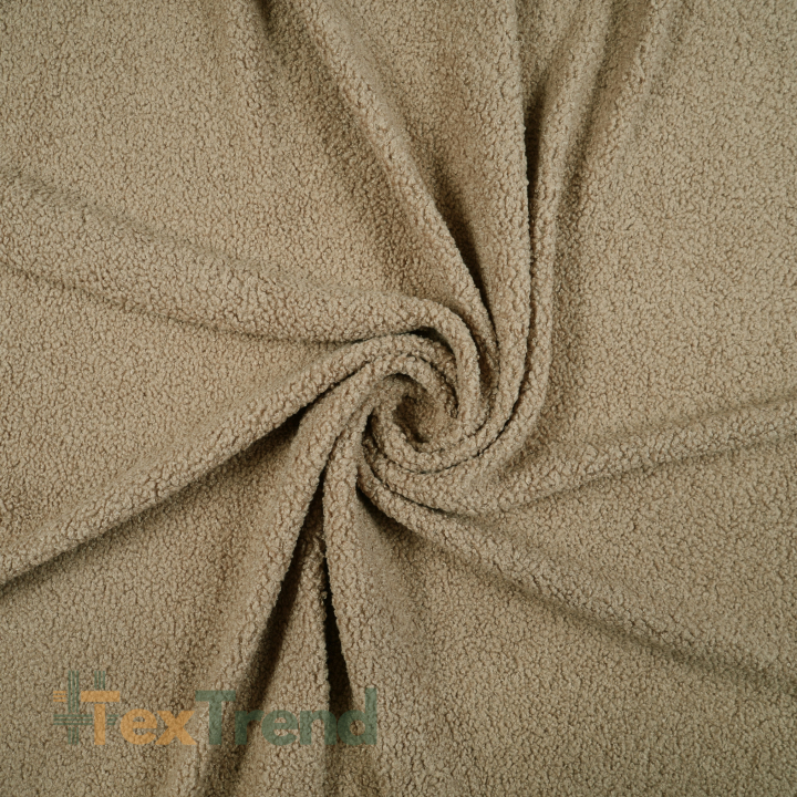 Tkanina Bouclé - jasny brąz (Brown)