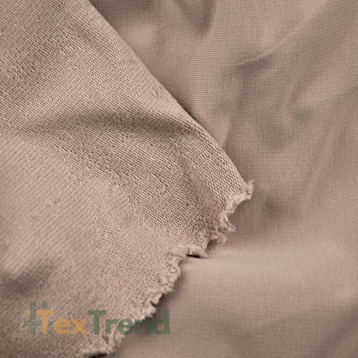 Jersey Loop einfarbig - beige-rosa - 280g  