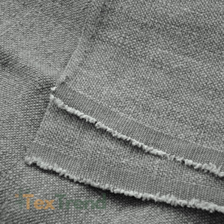 Dekoratives Leinen - 550g - 135cm - grau  