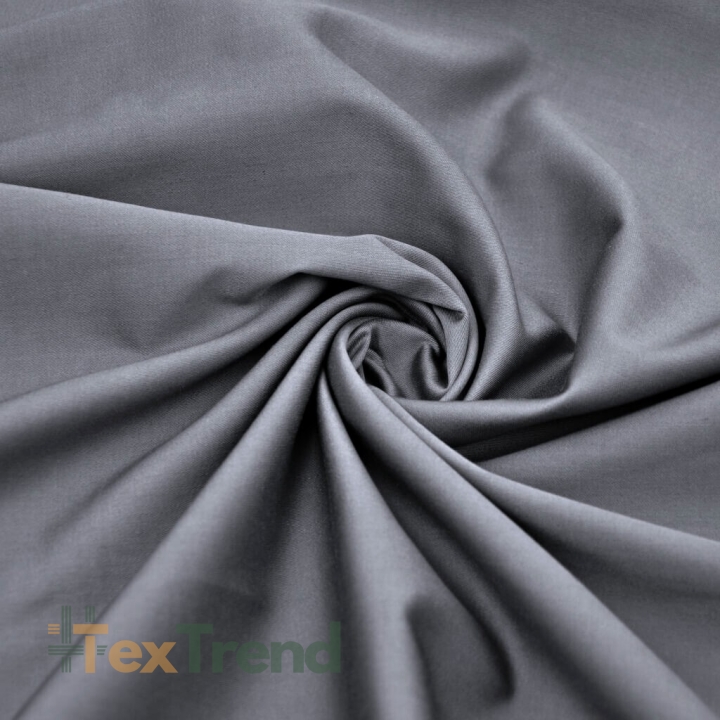 Baumwoll-Satin dunkelgrau - 220cm  