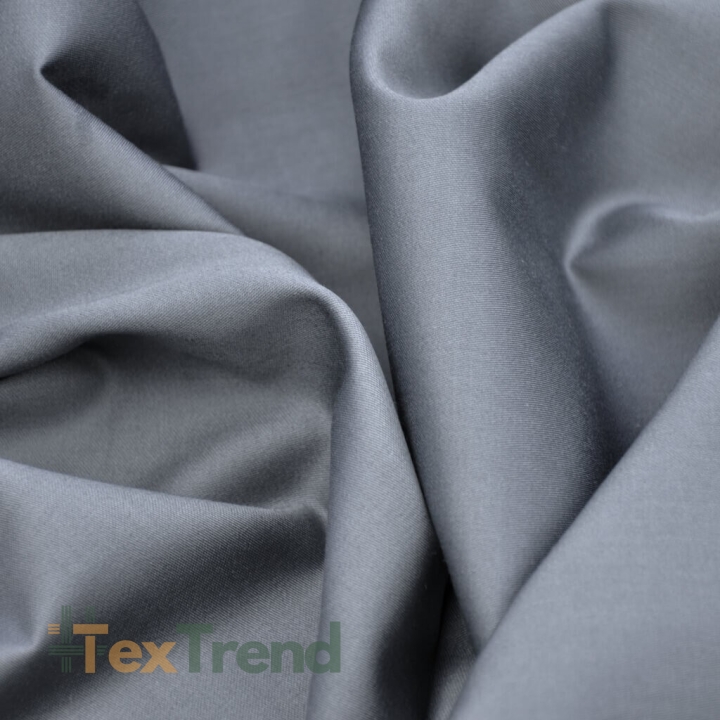 Baumwoll-Satin dunkelgrau - 220cm  