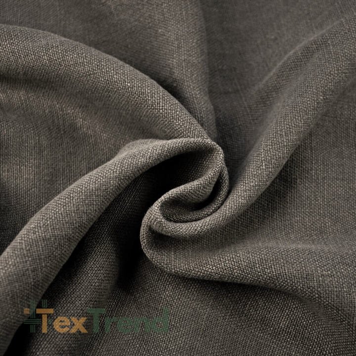 Dekoratives Leinen - 560g - 135cm - braun  