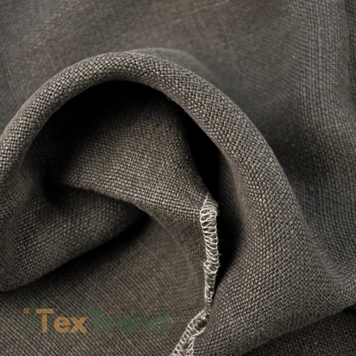 Dekoratives Leinen - 560g - 135cm - braun  