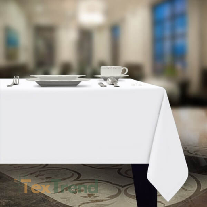 Tischdeckenstoff fleckenabweisend weiß - 270cm  
