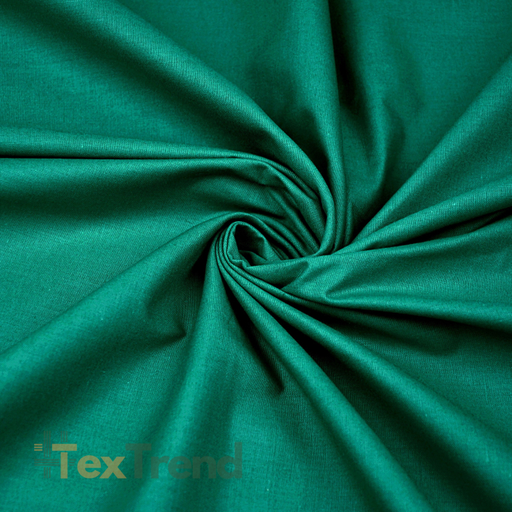 100% Baumwolle einfarbig Flaschengrün - 220cm (KR)
