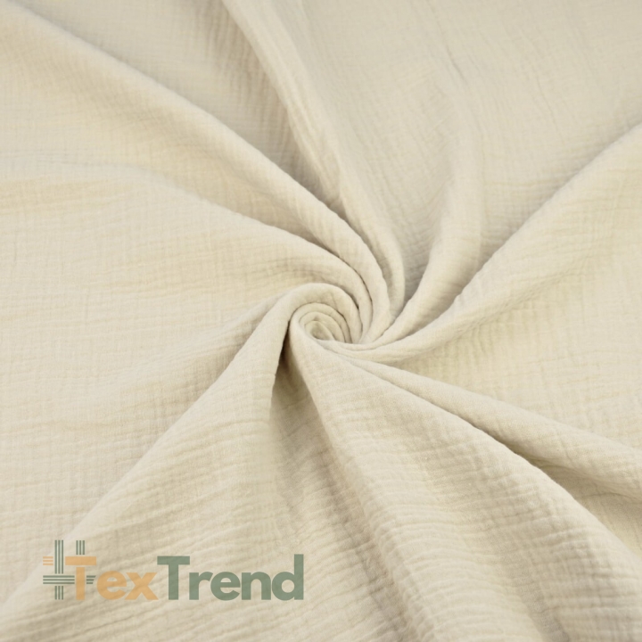 Musselin Double Gauze beige (Beige)  