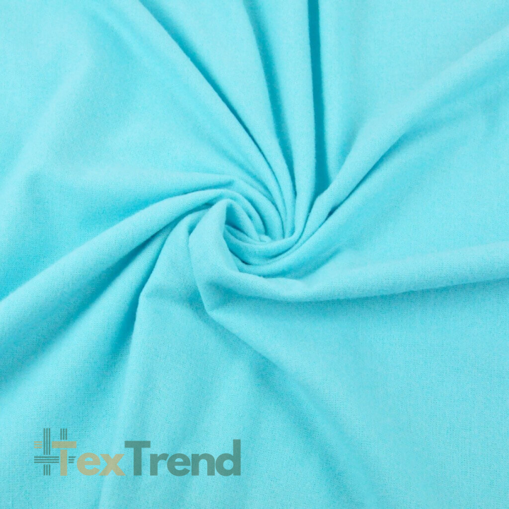 Helles Türkis Flanell  