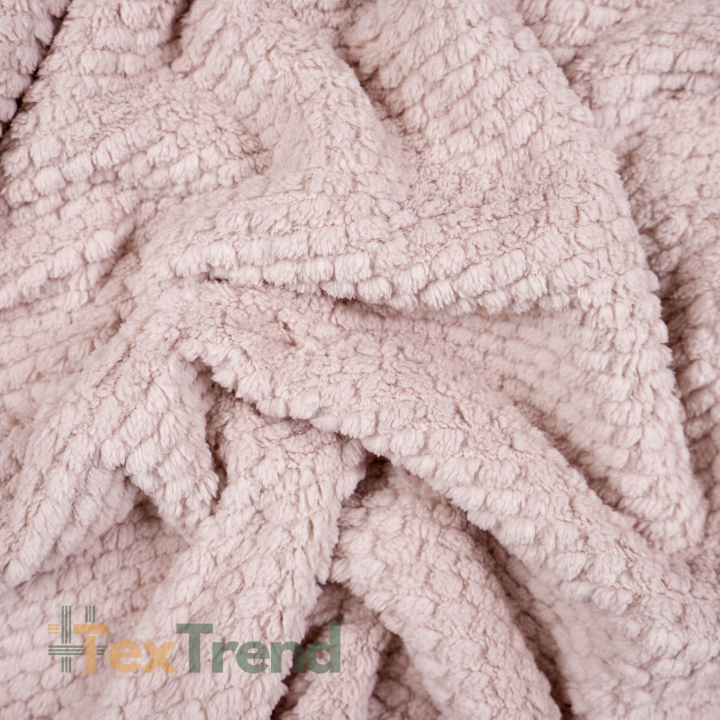 Polar Sherpa Lammprägung 3D - Pastellrosa (Sephia Rose)