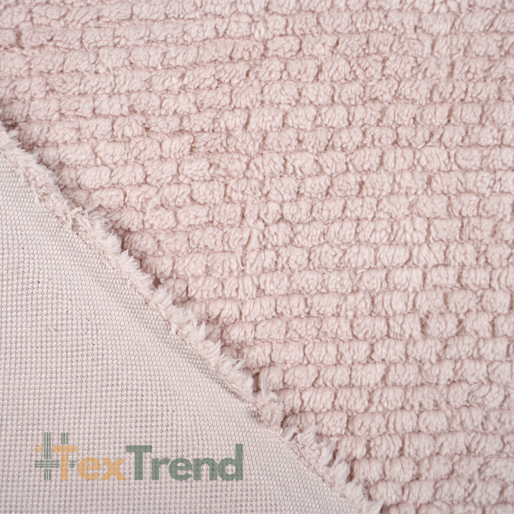 Polar Sherpa Lammprägung 3D - Pastellrosa (Sephia Rose)