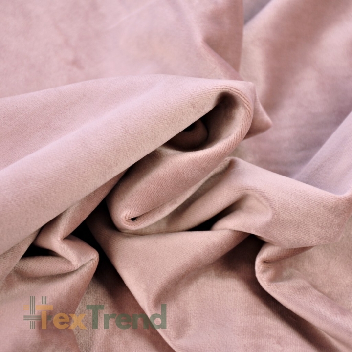 Samtvorhang - schmutzig rosa  