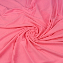 Interlock-Jersey einfarbig Rosa  
