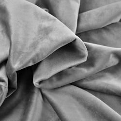 Samtvorhang - samtgrau  