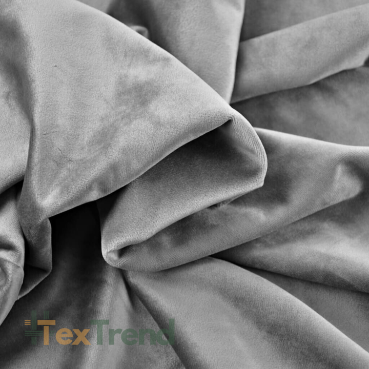 Samtvorhang - samtgrau  