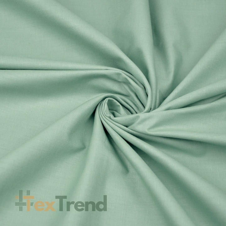 Baumwolle 100% einfarbig salbeigrün - 220cm (KR)  