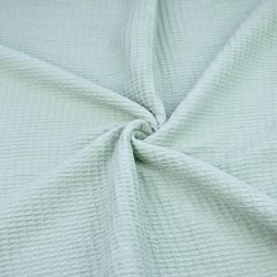 Waffelstoff - Salbei  