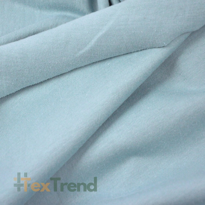 Jersey-Strick einfarbig eisgrau  